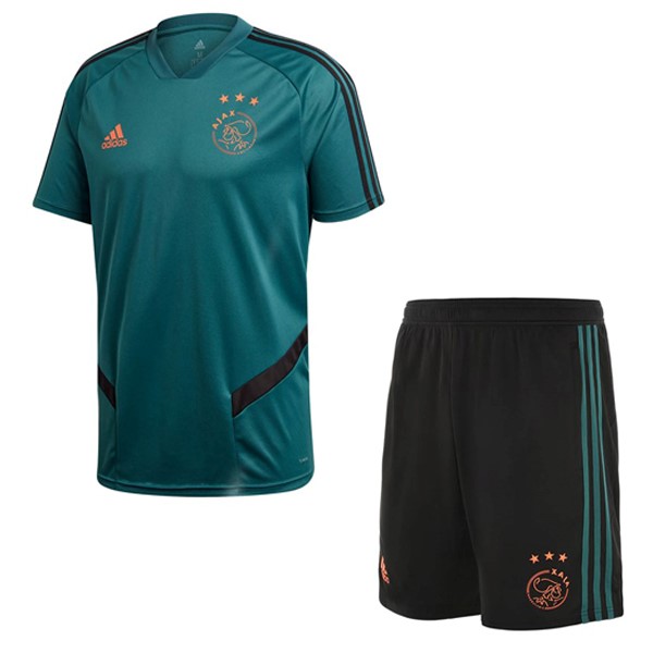 Trainingsshirt Ajax Kinder 2019-20 Grün Fussballtrikots Günstig